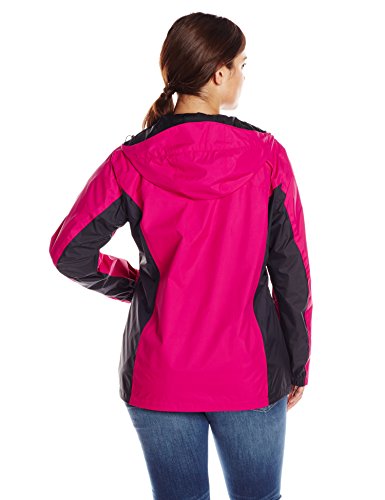 columbia tested tough in pink rain jacket
