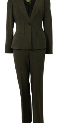 Anne-Klein-Womens-Baste-Seamed-Pocket-Jacket-Pant-Suit-Set-8P-Onyx-Multi-0