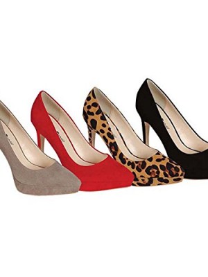 BAMBOO-MIDWAY-01-Womens-Platform-Almond-Toe-Pumps-ColorLEOPARD-Size55-0