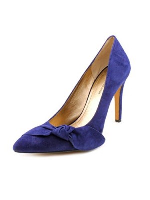 BCBGeneration-Elayne-Womens-Size-7-Blue-Kid-Suede-Pumps-Heels-Shoes-0