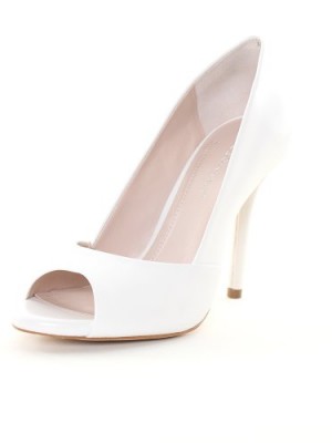 BCBGeneration-Womens-Izzie-2-Peep-Toe-Pumps-in-White-Size-10-0
