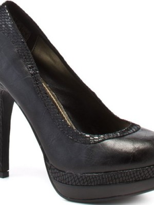 Baby-Phat-Chance-Womens-Size-9-Black-Platforms-Heels-Shoes-NewDisplay-UK-65-0