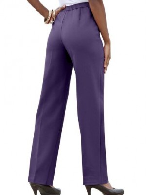 Bend-Over-Womens-Plus-Size-Petite-Super-Stretch-Pull-On-Pants-Dark-Plum36-0