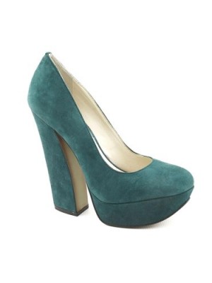 Boutique-9-Emmarae-Womens-Size-8-Green-Suede-Platforms-Heels-Shoes-0