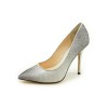 Boutique-9-Justine-Womens-Size-6-Silver-Pumps-Heels-Shoes-0