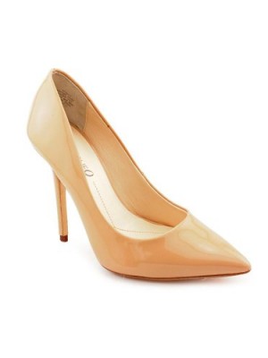 Boutique-9-Sally-Womens-Size-7-Nude-Patent-Leather-Pumps-Heels-Shoes-0