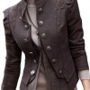 Collar-Of-Small-Double-Breasted-Suit-Short-Sleeved-Suit-Winter-Coat-0