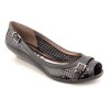 DKNY-Kirsten-Womens-Size-6-Black-Peep-Toe-Wedges-Heels-Shoes-0