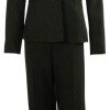 Evan-Picone-Womens-Pacific-Heights-Pinstriped-Pant-Suit-14P-Black-Multi-0