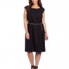 Jones-New-York-Womens-Plus-Size-Classic-Dress-With-Belted-Chain-Jblack-18-0