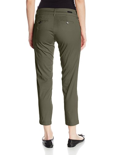 KUT from the Kloth Women's Relaxed Trouser Crop, Dark Olive, 10 - Top ...