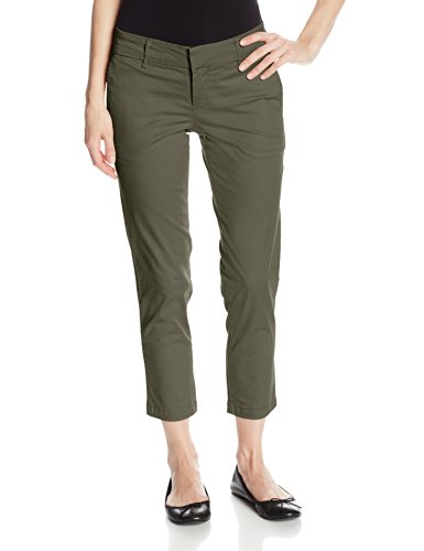 KUT from the Kloth Women's Relaxed Trouser Crop, Dark Olive, 10 - Top ...