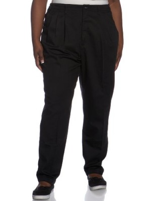 Lee-Womens-Plus-Size-Relaxed-Fit-Side-Elastic-Casual-Pant-Black-26W-Medium-0
