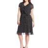 MSK-Womens-Plus-Size-Short-Sleeve-Ruffle-Shirt-Dress-BlackWhite-20W-0