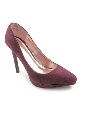 Report-Tanzy-Womens-Size-7-Burgundy-Faux-Suede-Platforms-Heels-Shoes-0