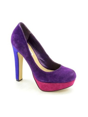 Steve-Madden-Beasst-Womens-Size-8-Purple-Suede-Platforms-Heels-Shoes-0