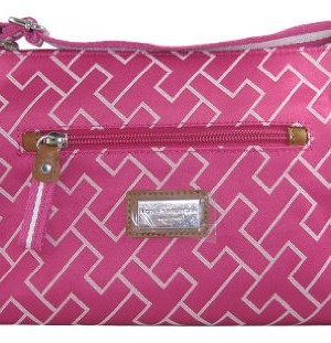 Tommy-Hilfiger-Canvas-Messenger-Crossbody-Bag-Purse-Handbag-Pink-White-0