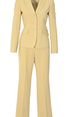 Womens-Classic-Office-Suit-Jacket-Pants-Set-4P-Camel-0-0