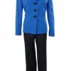 Womens-Multi-Color-Business-Suit-Jacket-Pant-Set-16P-SapphireBlack-0