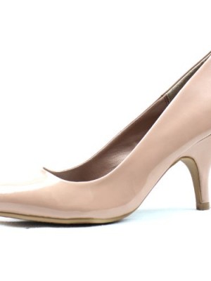 Womens-Qupid-Tanya-01-Blush-Patent-Pu-Leather-Pointy-Pumps-Shoes-Blush-8-0