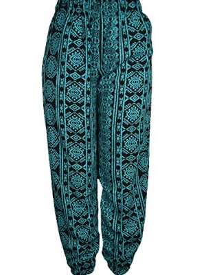 143Fashion-Ladies-Fashion-Harem-Style-Long-Pants-Large-Teal-0