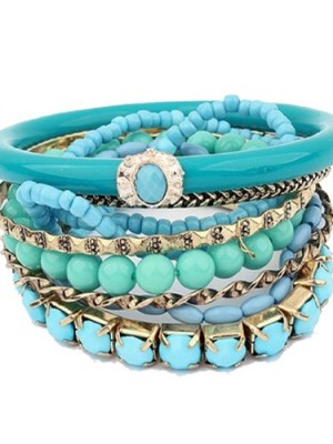 Bohemian-Beaded-Bracelet-Bangle-Multilayer-Women-Fashion-Jewelry-Style-2-Sky-blue-0