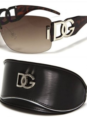 DG-Eyewear-Brown-Oversized-Rimless-Sunglasses-and-Oversized-Case-0