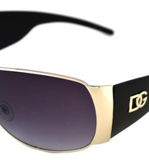 DG-Eyewear-Oversized-Animal-Print-Fashion-Sunglasses-Black-with-Silver-0