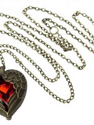 Fashion-Vintage-Palace-Heart-Pendant-With-Chain-Red-0