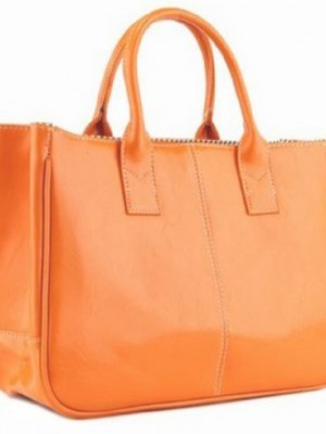 Ginkgo-Store-Fashion-Women-Korea-Simple-Style-PU-leather-Clutch-Handbag-Bag-Totes-Purse-Orange-0