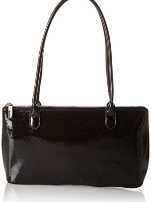 HOBO-Venice-Patent-Lola-Shoulder-HandbagPebbled-BlackOne-Size-0