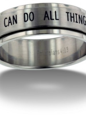 I-Can-Do-All-Things-Stainless-Steel-Spinner-Ring-size-8-0