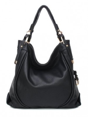 K66013L-MyLux-WomenGirl-Fashion-Designer-handbag-Satchel-BLACK-0