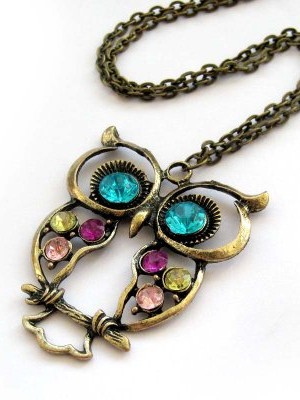 MBOX-Vintage-blue-eyes-owl-charm-long-necklace-cute-pendant-retro-jewelry-With-Gift-Box-0