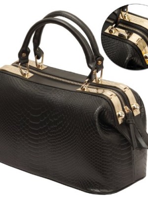 MG-Collection-ELPIDA-Black-Faux-Crocodile-Rhinestone-Accent-Doctor-Style-Handbag-0