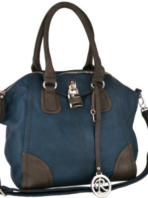 MG-Collection-HAMILTON-Teal-Blue-Dual-tone-Padlock-Hobo-Shoulder-Handbag-0
