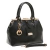 MG-Collection-REESE-Vintage-Black-Doctor-Style-Handbag-w-2-Shoulder-Straps-0
