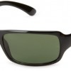 Ray-Ban-4075P-Rectangular-Wrap-SunglassesBlack-FrameGreen-Polarized-Lens61-mm-0