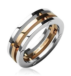STR-0004-New-316L-Stainless-Steel-3-Connected-Piece-Ring-IP-Rose-Gold-Center-Comes-With-FREE-Gift-Box-9-0