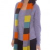 Simplicity-Long-Multicolor-Striped-Scarf-in-Soft-Knit-OrangeYellow-0