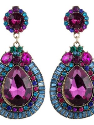 Yazilind-Jewelry-Luxurious-Full-Colorful-Crystal-Waterdrop-Shape-Flower-Metal-Dangle-Drop-Earrings-For-Gift-Women-0