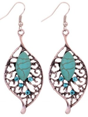 Yazilind-Jewelry-Vintage-Tibetan-Silver-Leaf-Shape-Turquoise-Crystal-Drop-Dangle-Earrings-for-Women-0