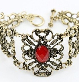 niceEshopTM-Fashion-Vintage-Bronze-Ruby-Bracelet-RedBronze-0