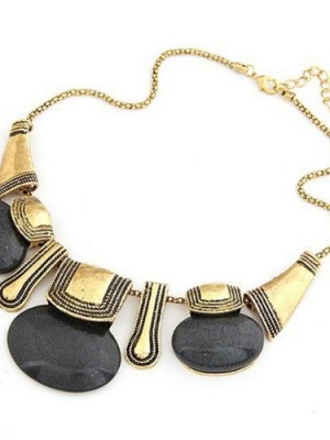zacoo-Black-38cm-Women-Vintage-Retro-Golden-Chain-Resin-Stone-Pendant-Chunky-Adjustable-Necklace-Chain-Chains-wholesale-FJ0440-4-0