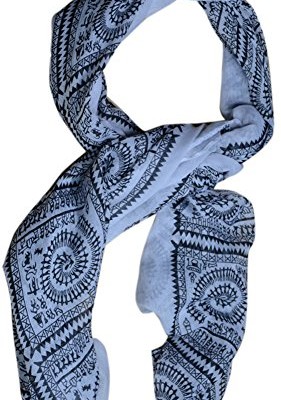 AM-CLOTHES-Paris-Styles-Different-Pattern-Super-Long-Silk-Shawls-and-Scarves-QQ-WHITE-0
