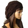 IbeautyTM-New-Winter-fashion-Women-Beret-Braided-Baggy-Beanie-Crochet-Knitted-Hat-Cap-Coffee-0