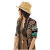 Icibgoods-Fashion-Bohemian-Rainbow-Striped-Beach-Sun-Straw-Hat-Cap-Beige-0