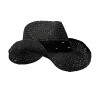 Western-Gothic-Black-Straw-Cowboy-Hat-with-Silver-Spikes-for-Men-and-Women-0