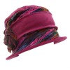 Winter-1920s-Velvety-Thick-Fleece-Knit-Cloche-Bucket-Bell-Hat-Cap-Rainbow-Violet-0
