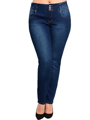 2LUV-Plus-Womens-Plus-Size-5-Pocket-Denim-Jeans-Denim-Dark-18-S2855PM-0